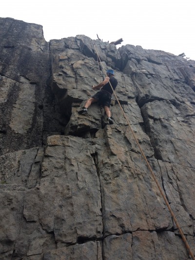 90 Ft. Wall Lake Tahoe Rock Climbing